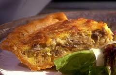 Quiche aux oignons fondants et au chèvre