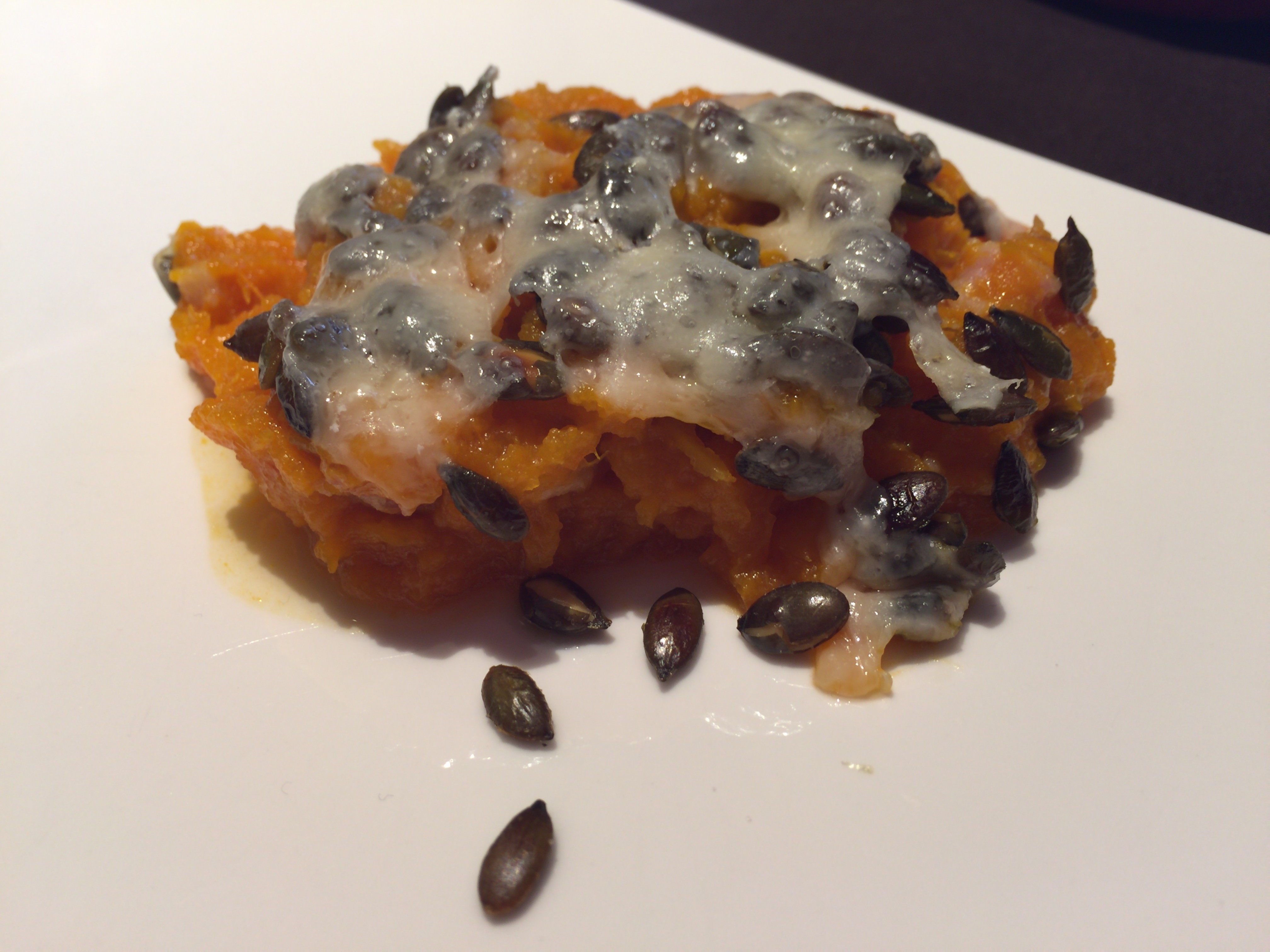 Gratin de courge aux pépins