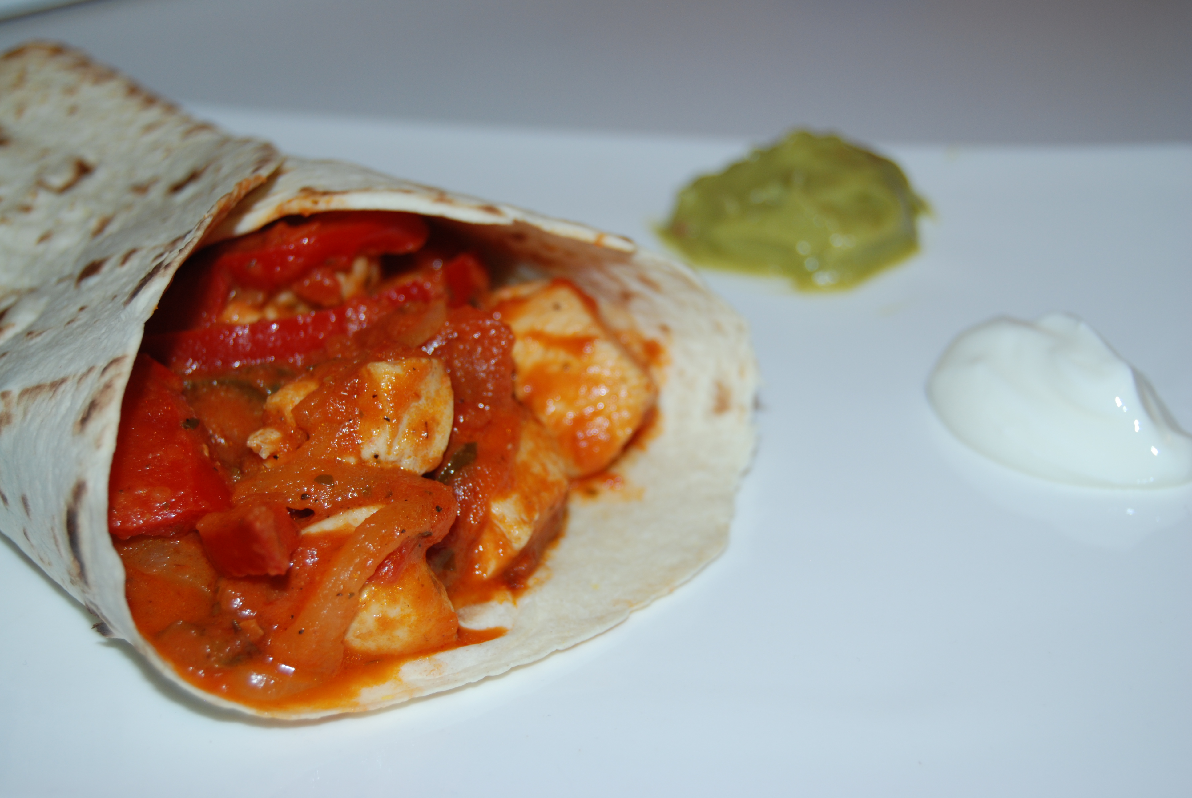 Fajitas au poulet La cuisine des délices de Kabiloutte